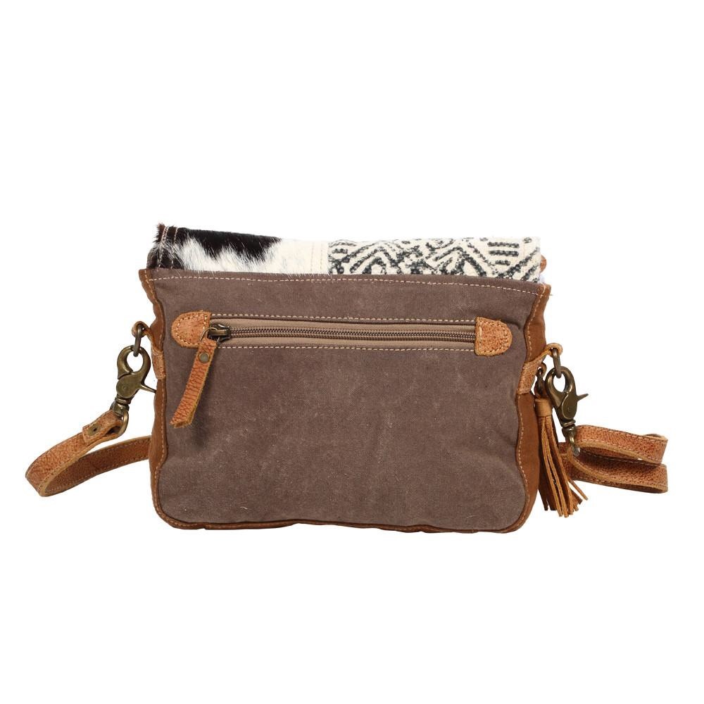 Myra flap messenger bag hairon (S-1214) - Picture 7 of 8